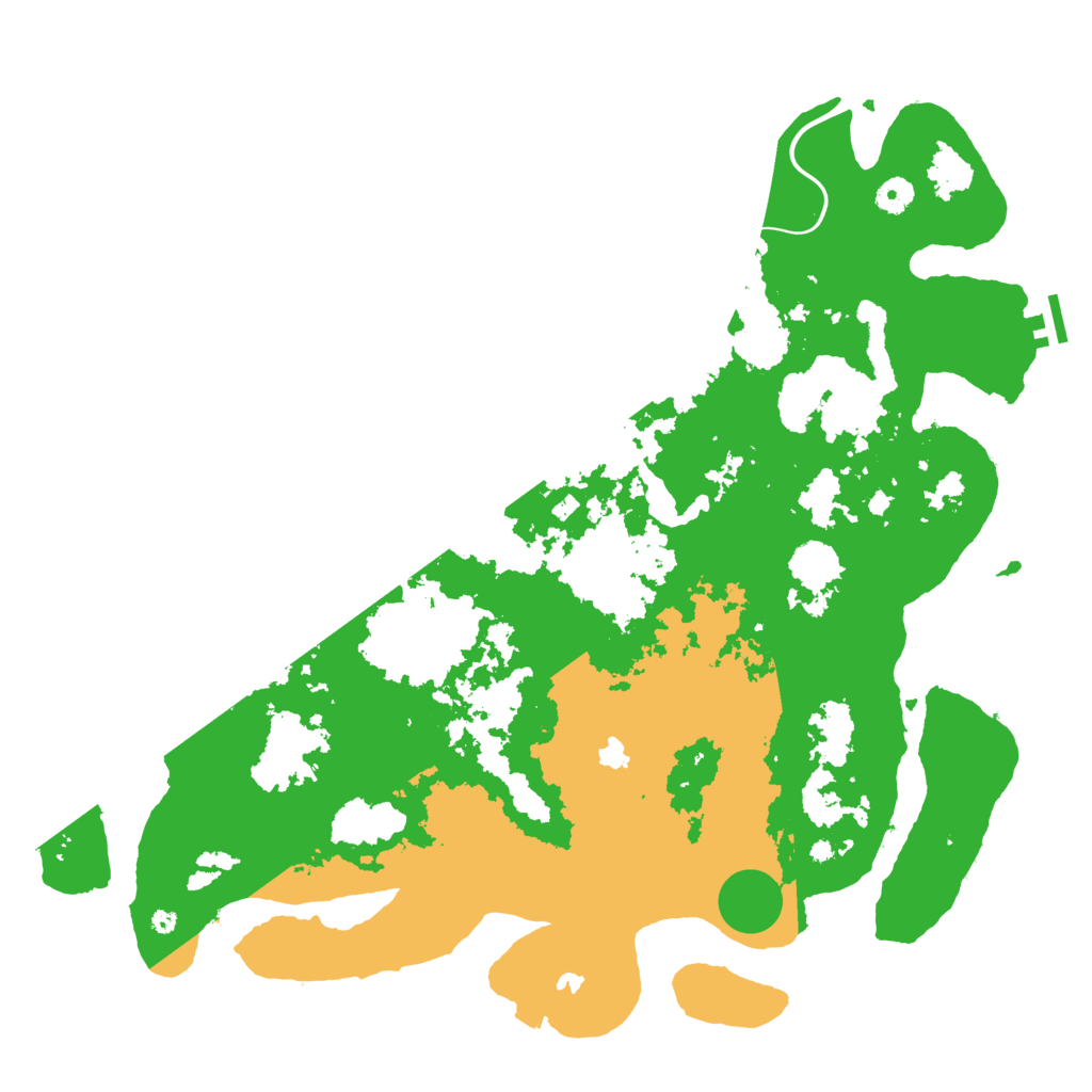 Biome Rust Map: Procedural Map, Size: 4500, Seed: 1765205742