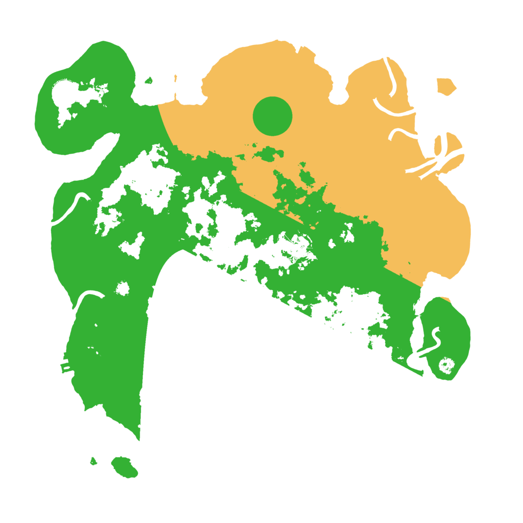 Biome Rust Map: Procedural Map, Size: 3500, Seed: 72668645