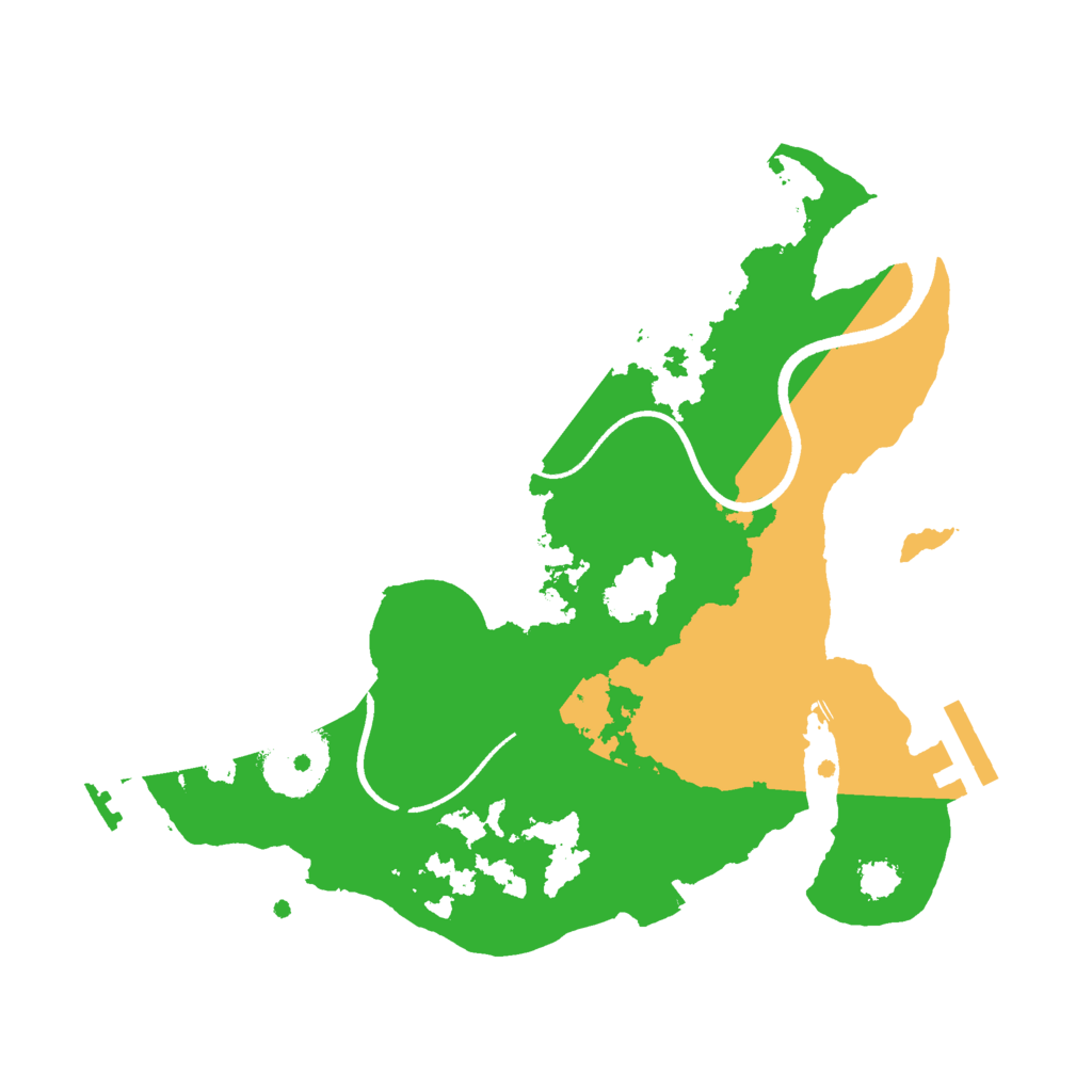 Biome Rust Map: Procedural Map, Size: 2500, Seed: 272356