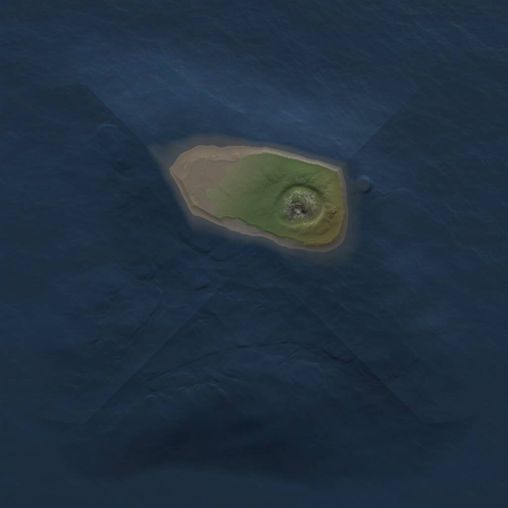 Rust Map: Procedural Map, Size: 1000, Seed: 127797387, 1 Monuments