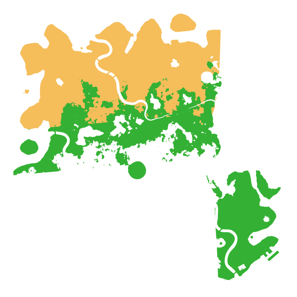 Biome Rust Map: Procedural Map, Size: 4500, Seed: 929288