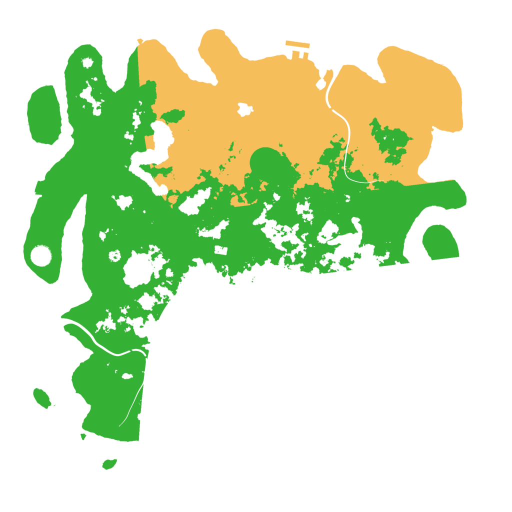 Biome Rust Map: Procedural Map, Size: 4300, Seed: 1044