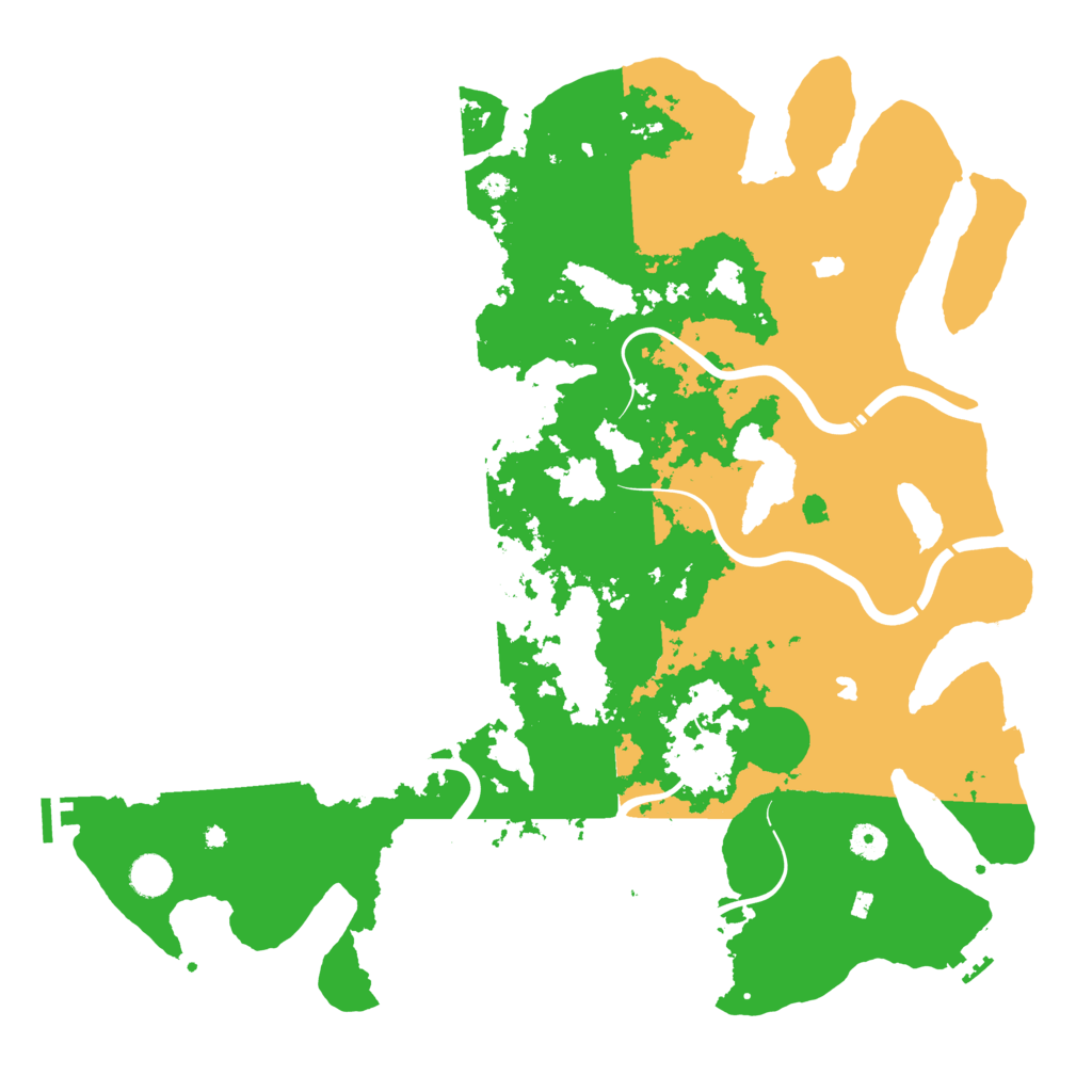 Biome Rust Map: Procedural Map, Size: 4500, Seed: 1328964242