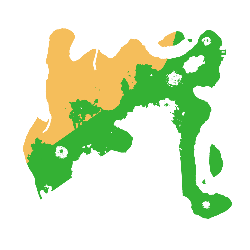 Biome Rust Map: Procedural Map, Size: 3000, Seed: 535535353