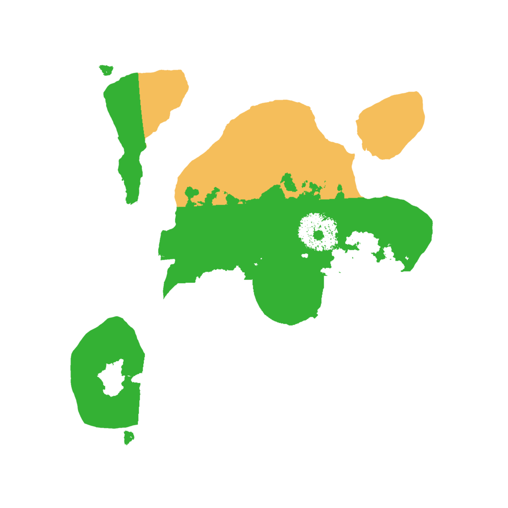 Biome Rust Map: Procedural Map, Size: 2000, Seed: 1989