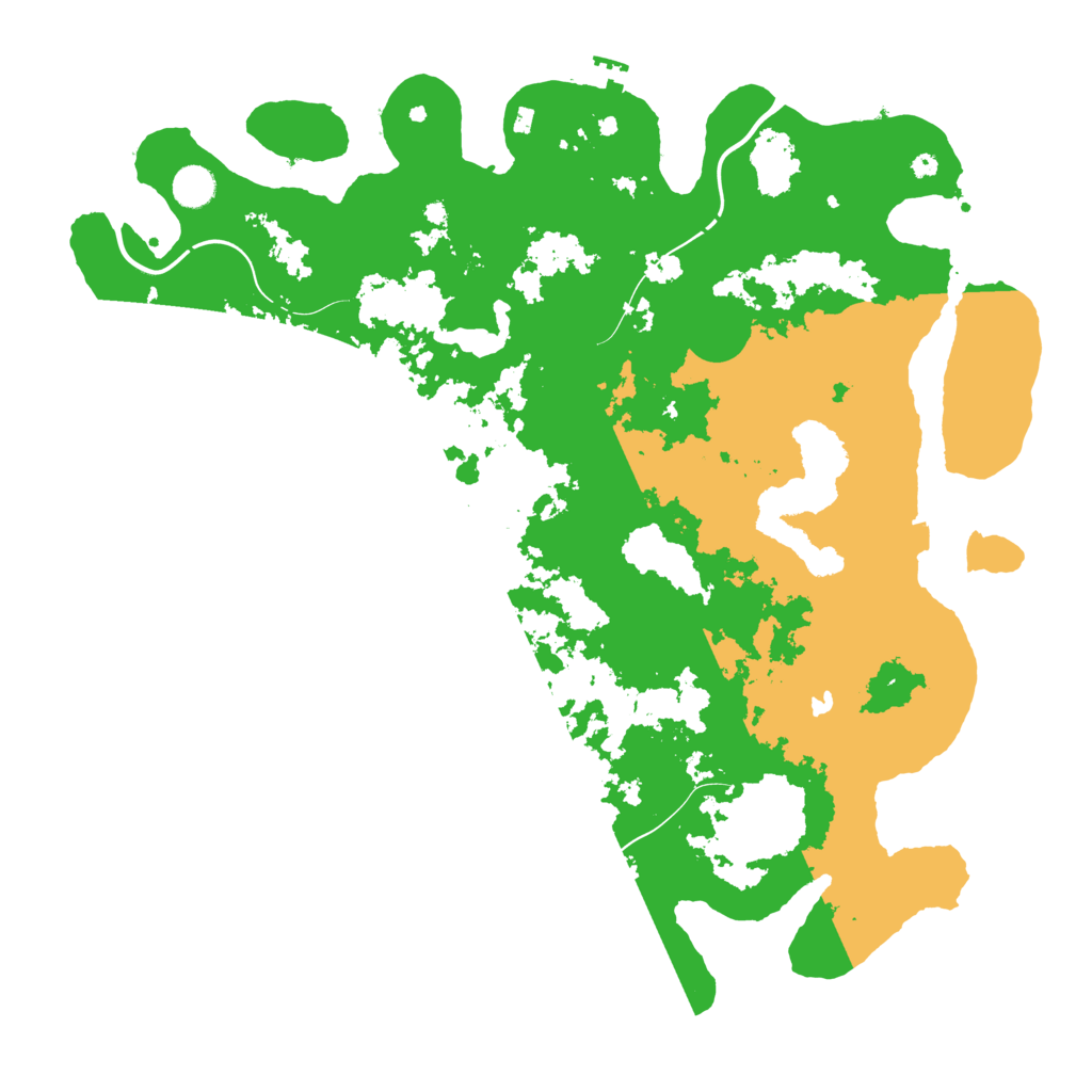 Biome Rust Map: Procedural Map, Size: 4500, Seed: 770666923