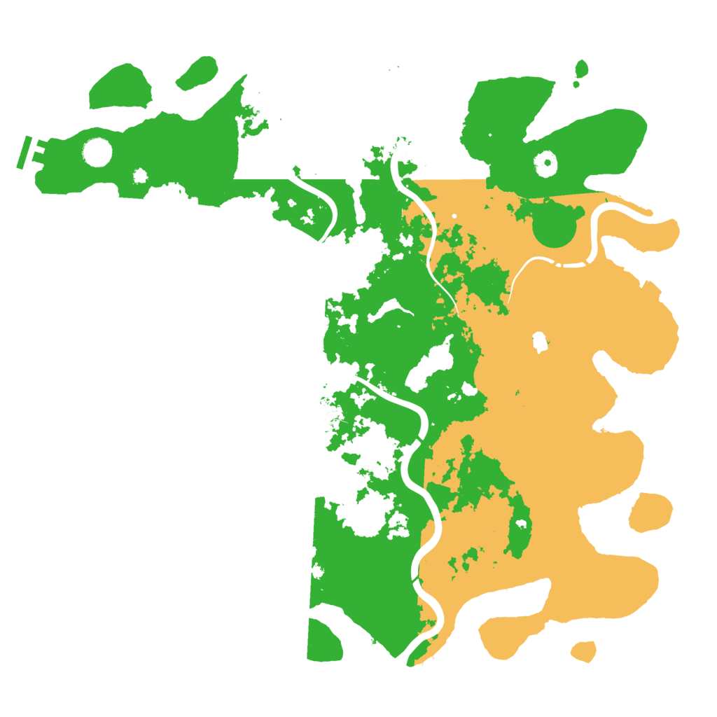 Biome Rust Map: Procedural Map, Size: 4300, Seed: 342491211