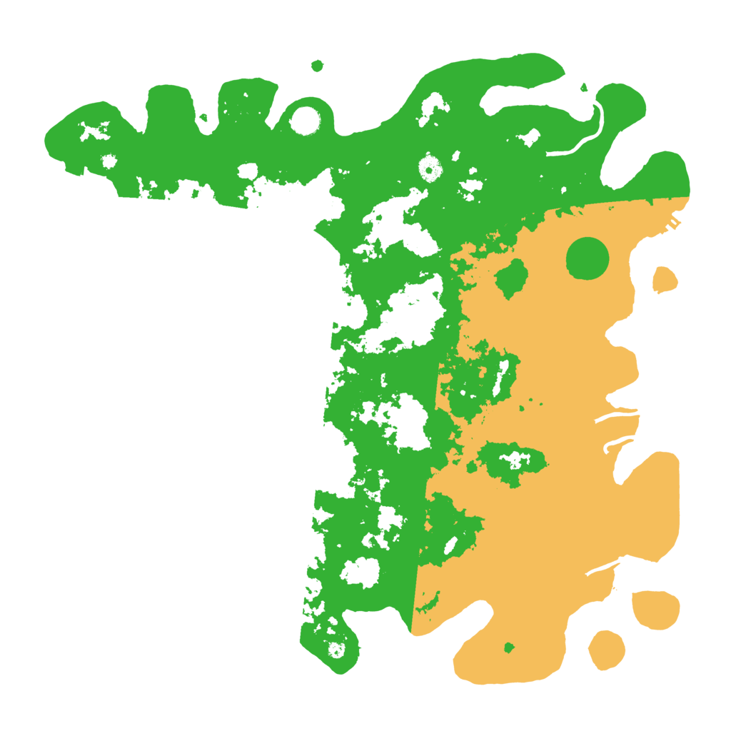 Biome Rust Map: Procedural Map, Size: 4500, Seed: 1167042046