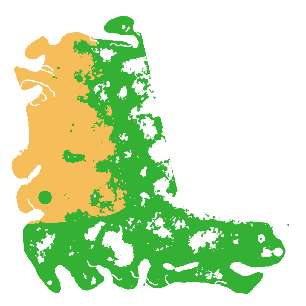 Biome Rust Map: Procedural Map, Size: 6000, Seed: 253893042