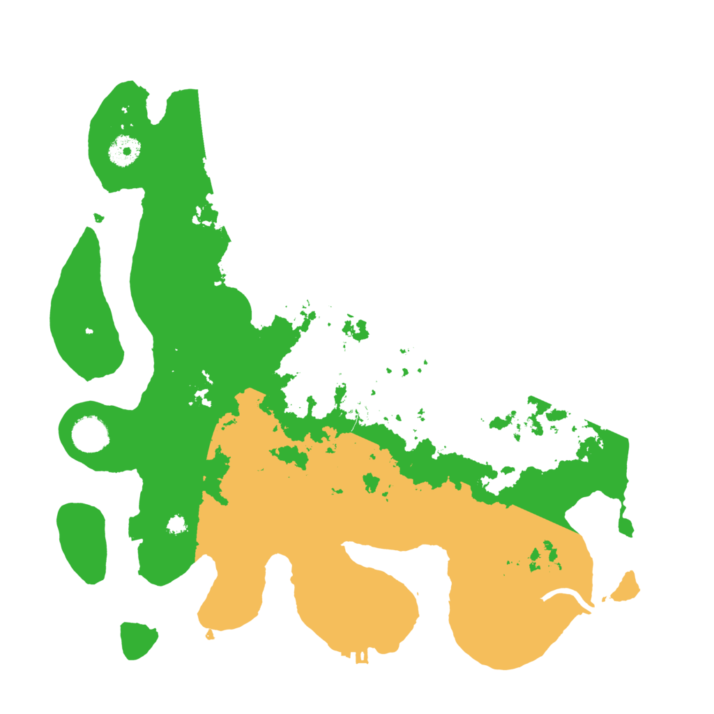 Biome Rust Map: Procedural Map, Size: 3500, Seed: 6970