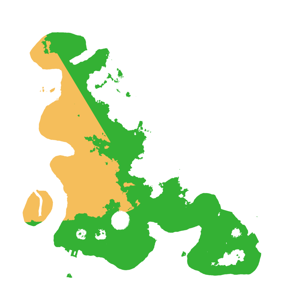 Biome Rust Map: Procedural Map, Size: 3000, Seed: 1221396298