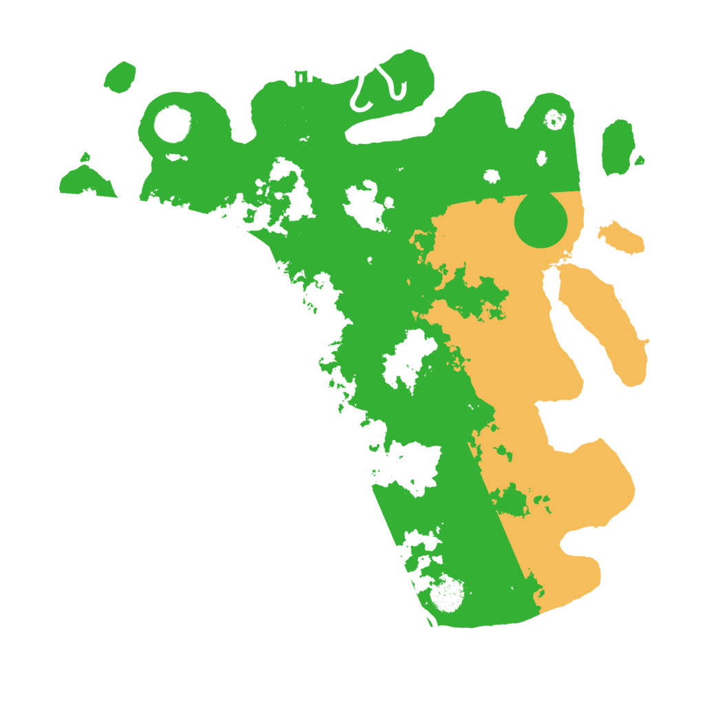 Biome Rust Map: Procedural Map, Size: 3500, Seed: 13830