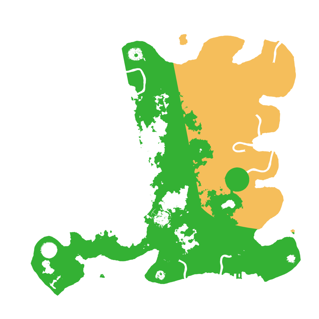 Biome Rust Map: Procedural Map, Size: 3500, Seed: 1107749236