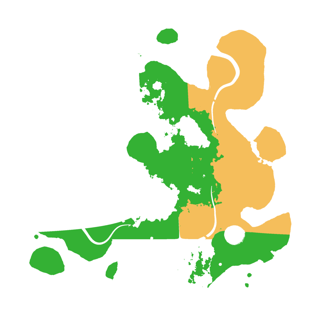 Biome Rust Map: Procedural Map, Size: 3000, Seed: 27705219