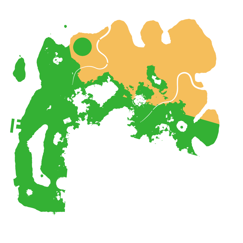 Biome Rust Map: Procedural Map, Size: 3500, Seed: 2146122039