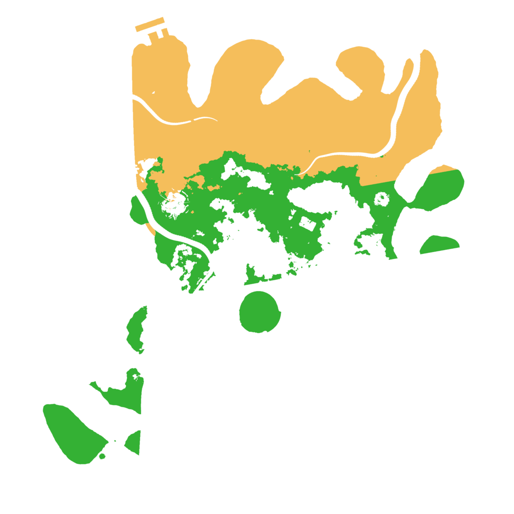 Biome Rust Map: Procedural Map, Size: 3500, Seed: 2131280062