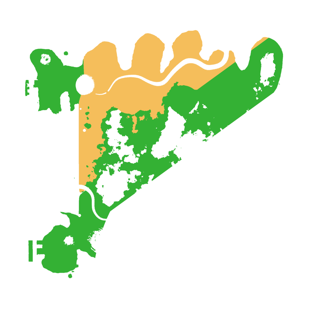 Biome Rust Map: Procedural Map, Size: 3000, Seed: 151293654