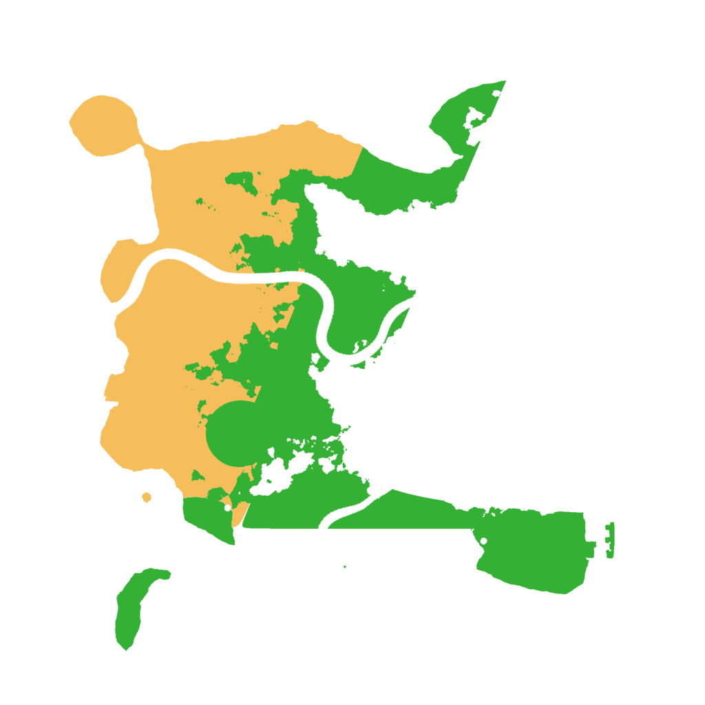 Biome Rust Map: Procedural Map, Size: 3000, Seed: 1647443686