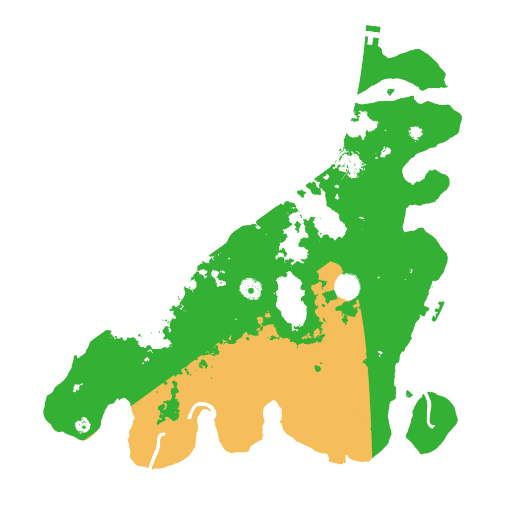 Biome Rust Map: Procedural Map, Size: 3500, Seed: 343804241