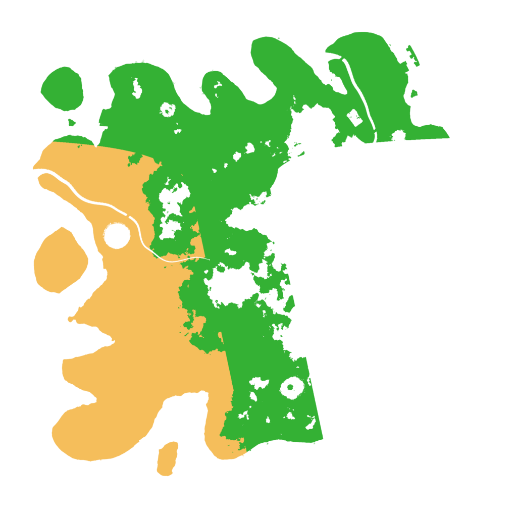 Biome Rust Map: Procedural Map, Size: 3500, Seed: 105742173