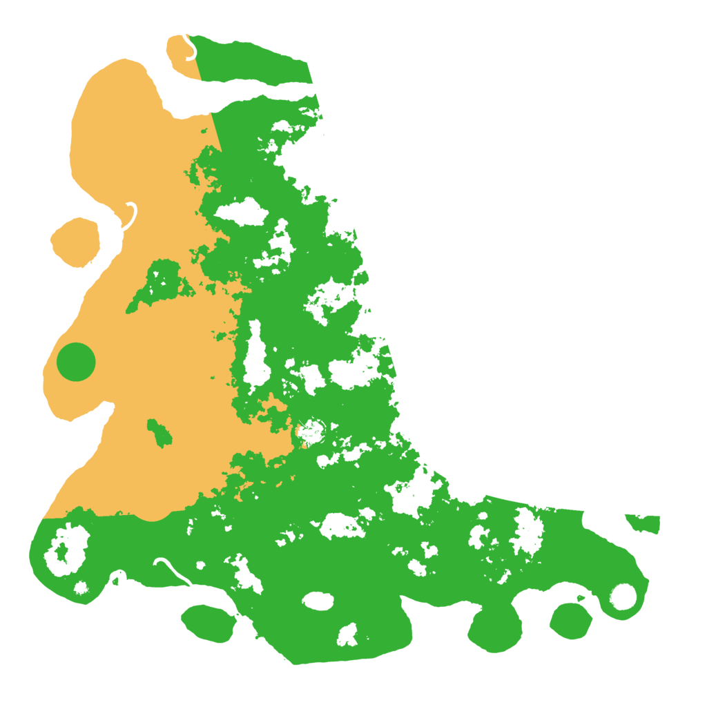 Biome Rust Map: Procedural Map, Size: 4800, Seed: 3164258