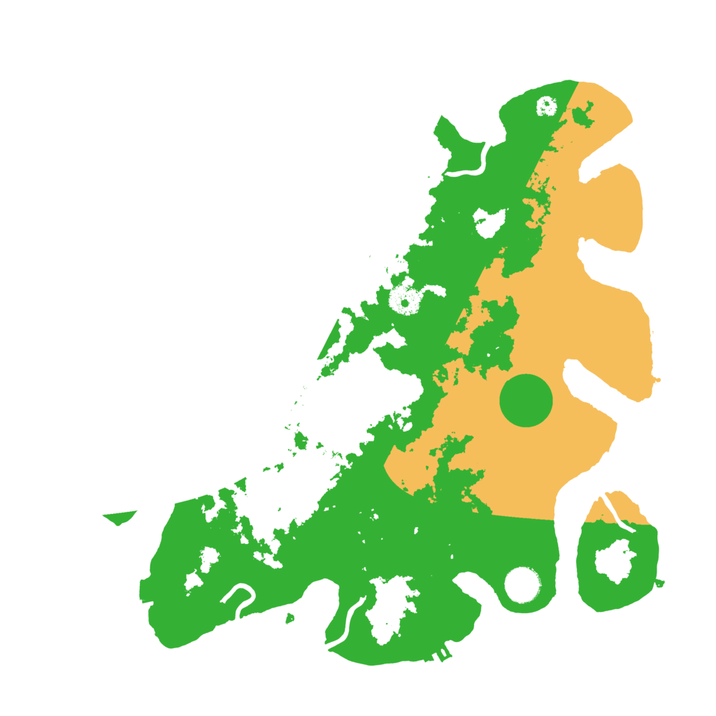 Biome Rust Map: Procedural Map, Size: 3550, Seed: 602982
