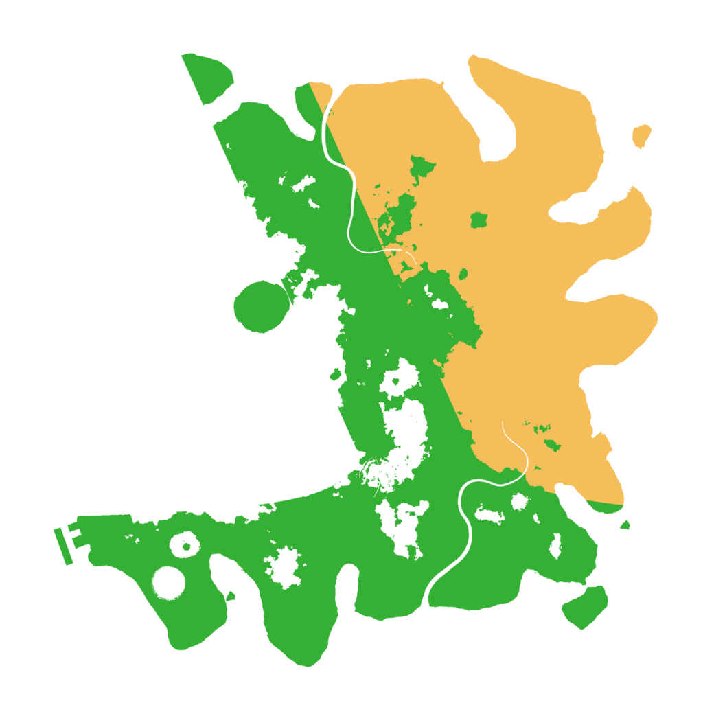 Biome Rust Map: Procedural Map, Size: 3750, Seed: 13747673