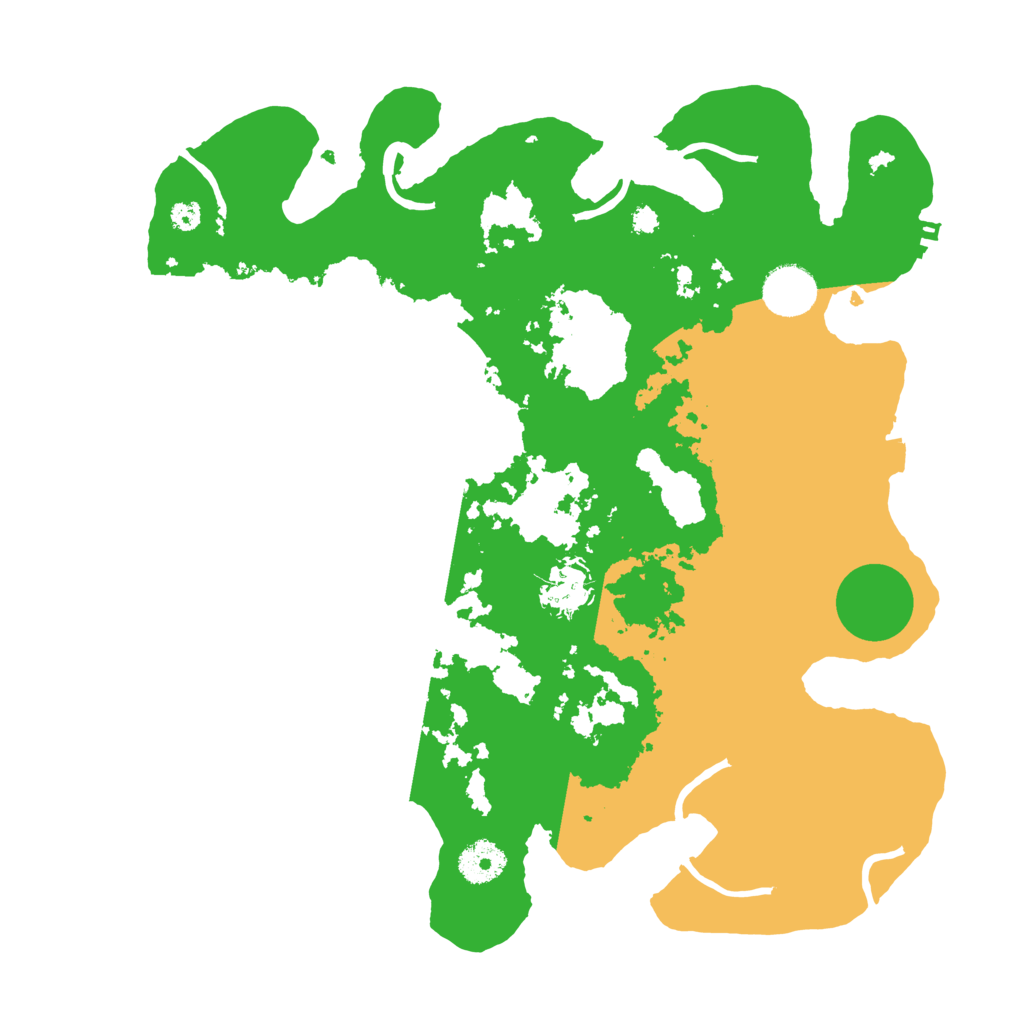 Biome Rust Map: Procedural Map, Size: 3500, Seed: 6340964