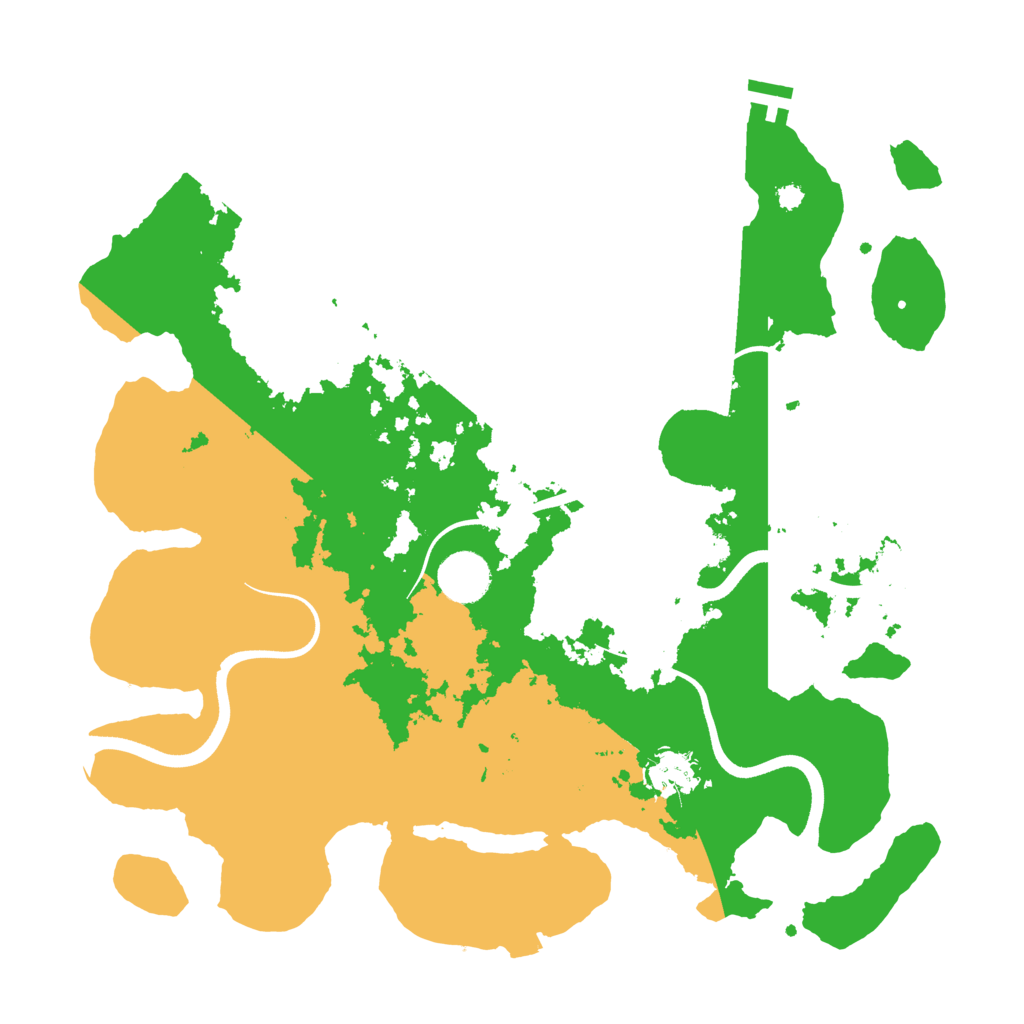 Biome Rust Map: Procedural Map, Size: 3600, Seed: 785564567