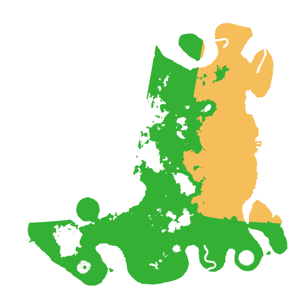 Biome Rust Map: Procedural Map, Size: 3500, Seed: 213584