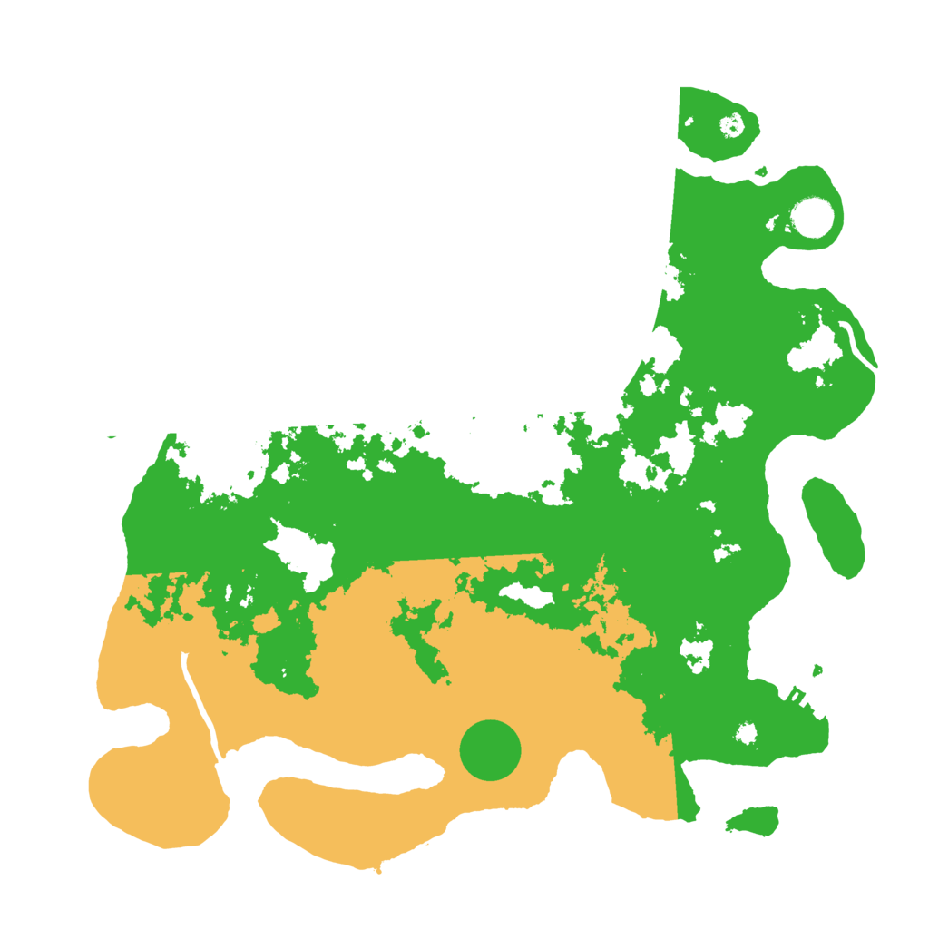 Biome Rust Map: Procedural Map, Size: 4000, Seed: 1997154677