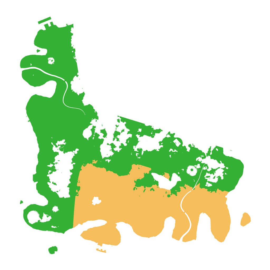 Biome Rust Map: Procedural Map, Size: 4000, Seed: 298696481