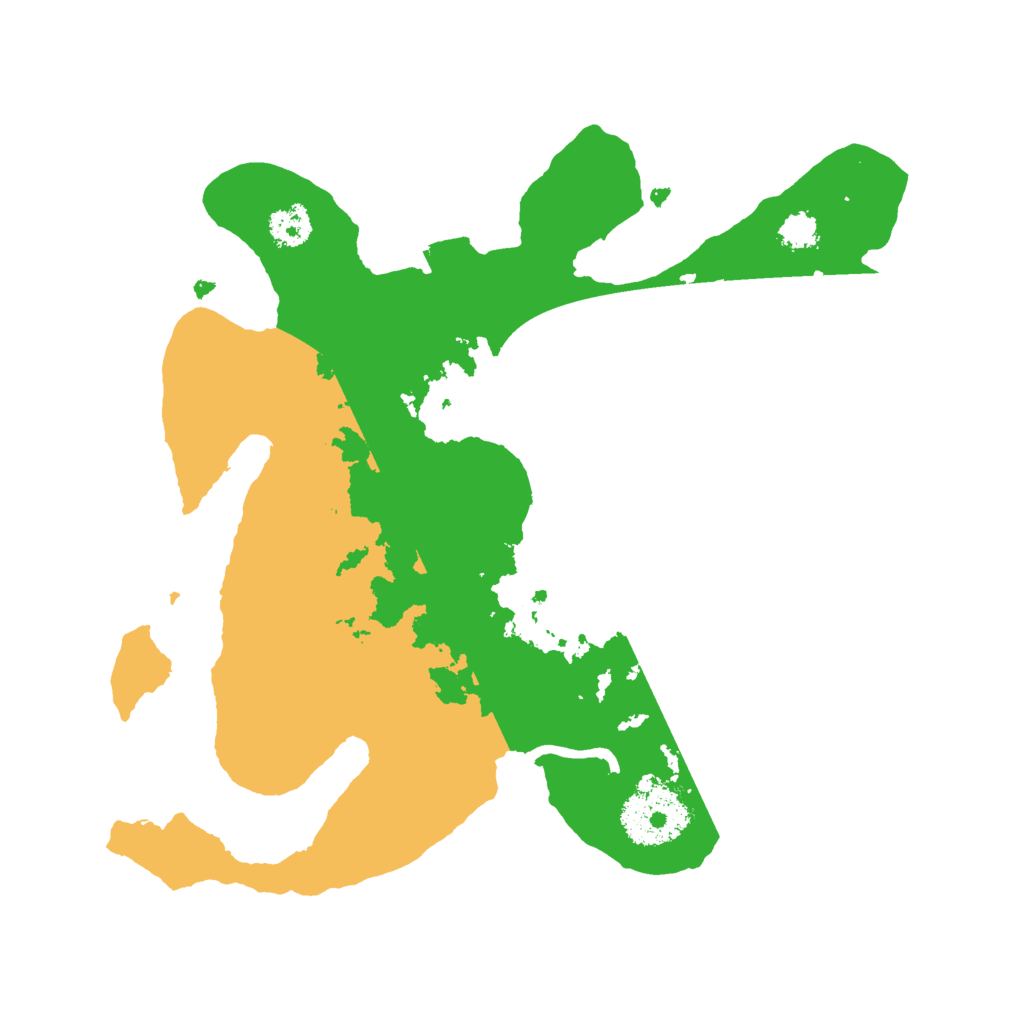 Biome Rust Map: Procedural Map, Size: 2500, Seed: 7659733