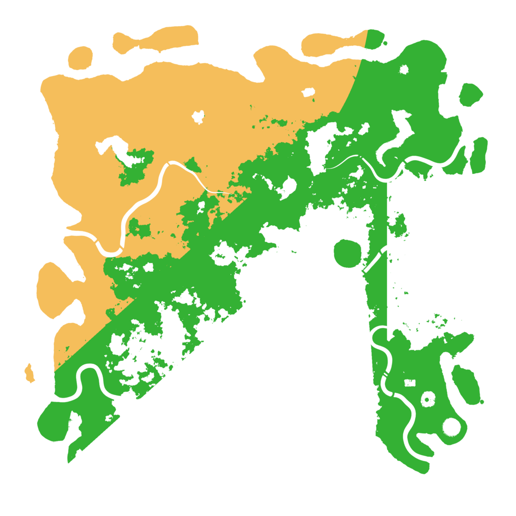 Biome Rust Map: Procedural Map, Size: 5000, Seed: 979680246