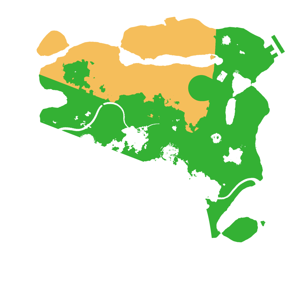 Biome Rust Map: Procedural Map, Size: 3000, Seed: 1199483217
