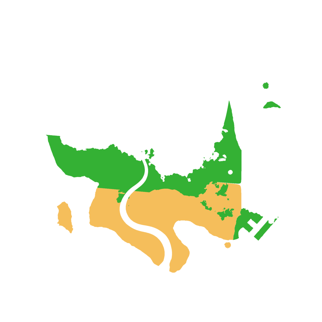 Biome Rust Map: Procedural Map, Size: 2100, Seed: 1234