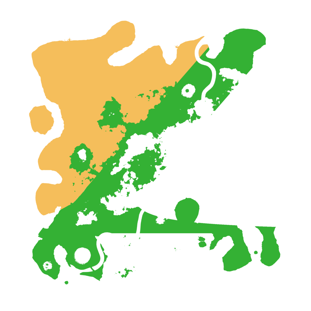 Biome Rust Map: Procedural Map, Size: 3500, Seed: 2027906597