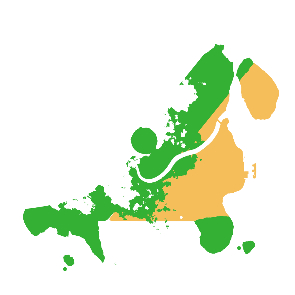 Biome Rust Map: Procedural Map, Size: 3000, Seed: 98559