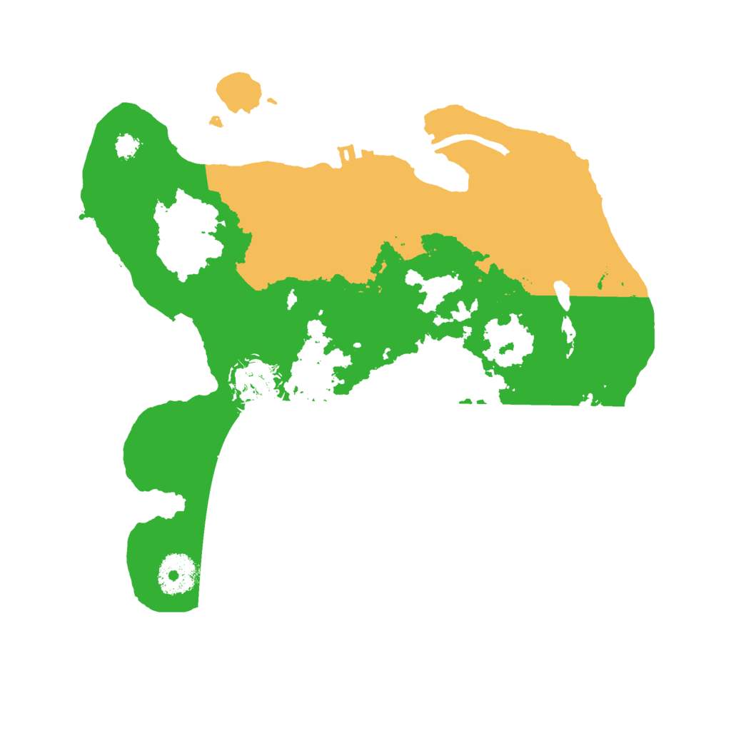 Biome Rust Map: Procedural Map, Size: 2800, Seed: 722372