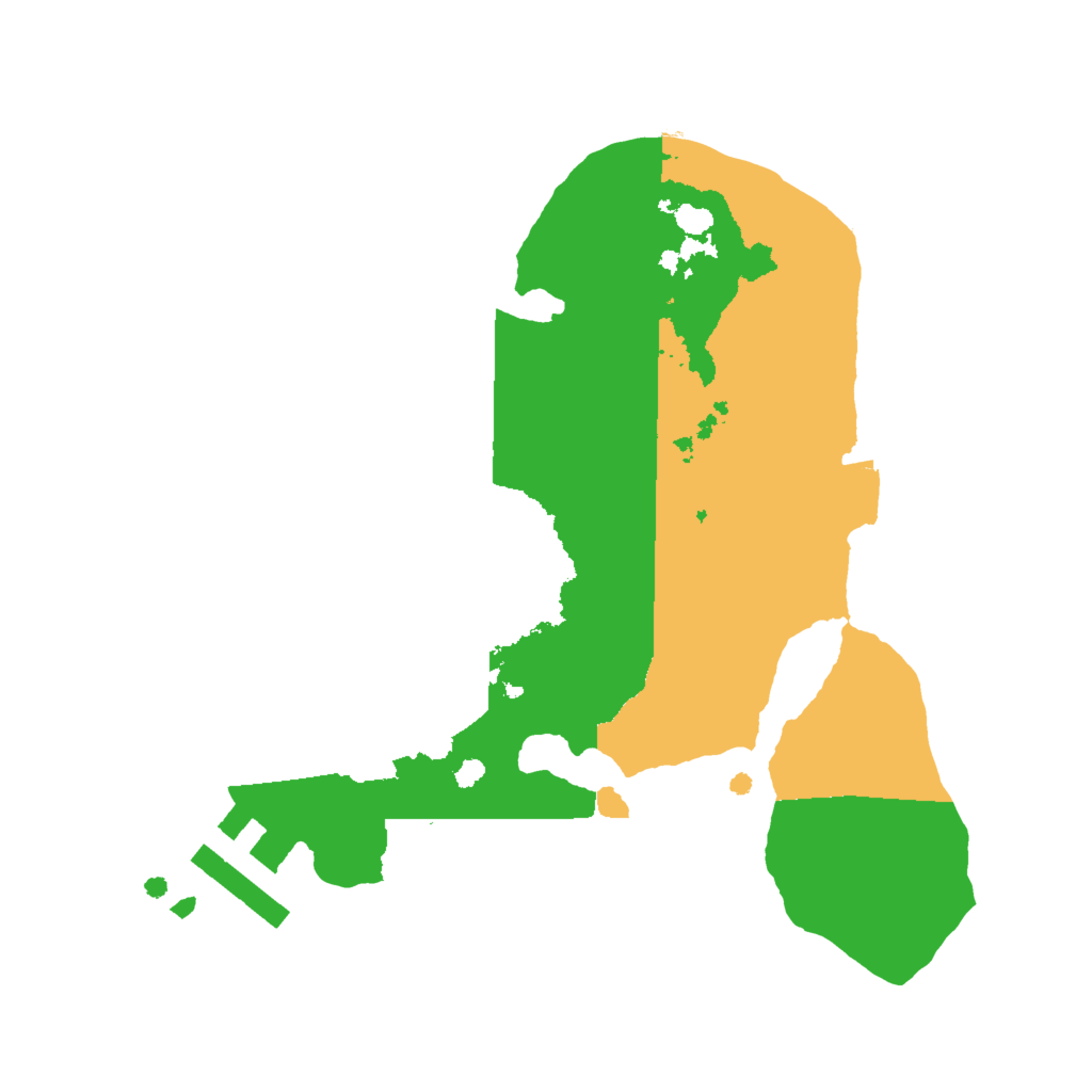 Biome Rust Map: Procedural Map, Size: 2000, Seed: 88924767