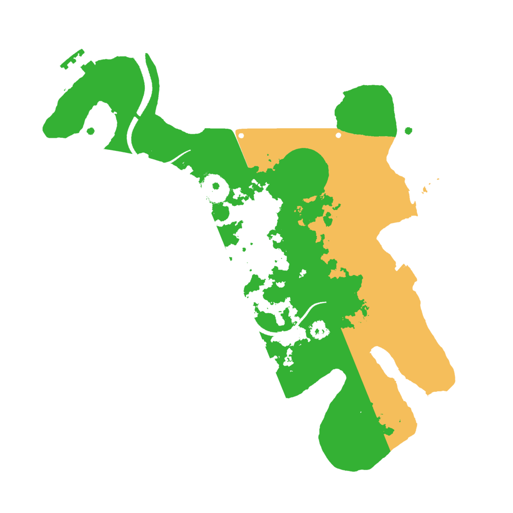 Biome Rust Map: Procedural Map, Size: 2800, Seed: 477257