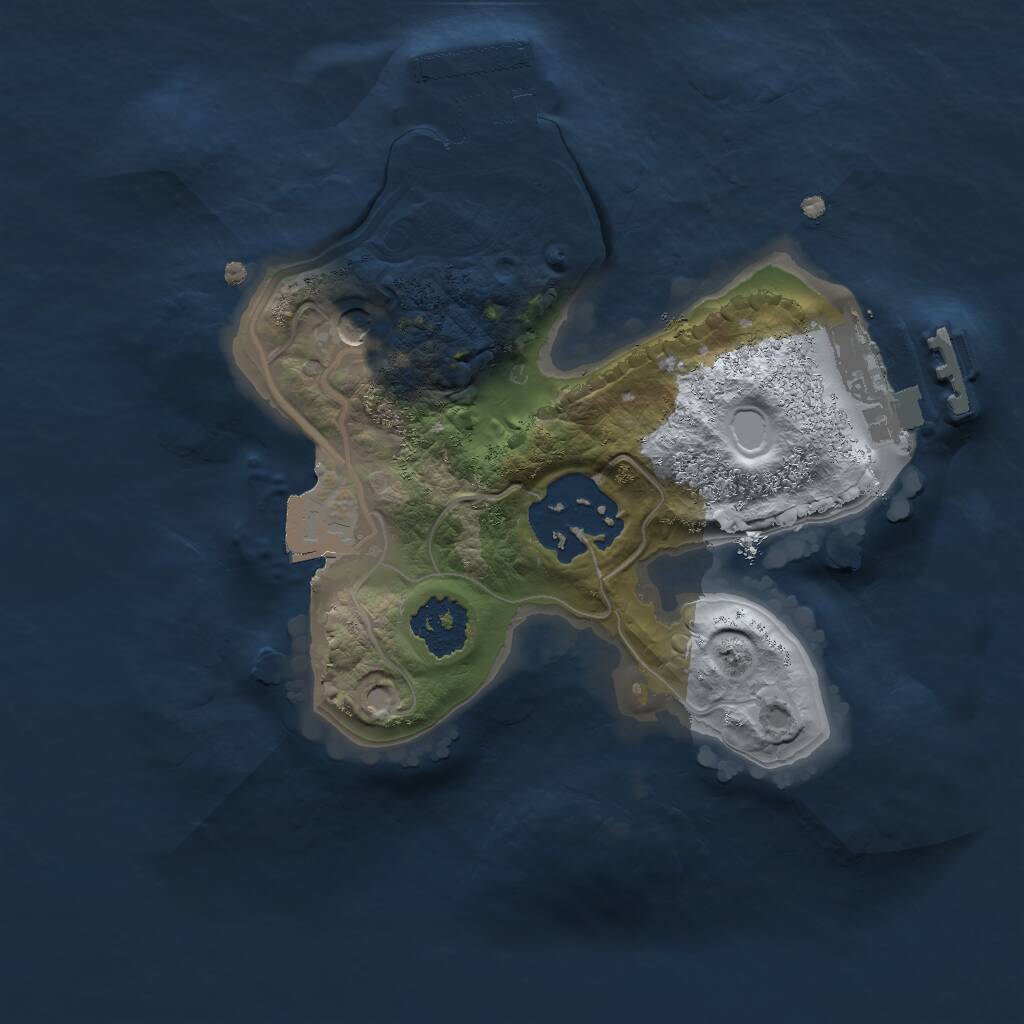 Rust Map: Procedural Map, Size: 1795, Seed: 44998337, 5 Monuments