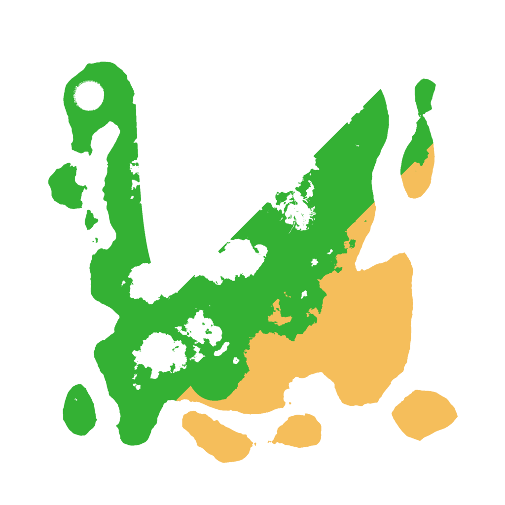 Biome Rust Map: Barren, Size: 3000, Seed: 40400