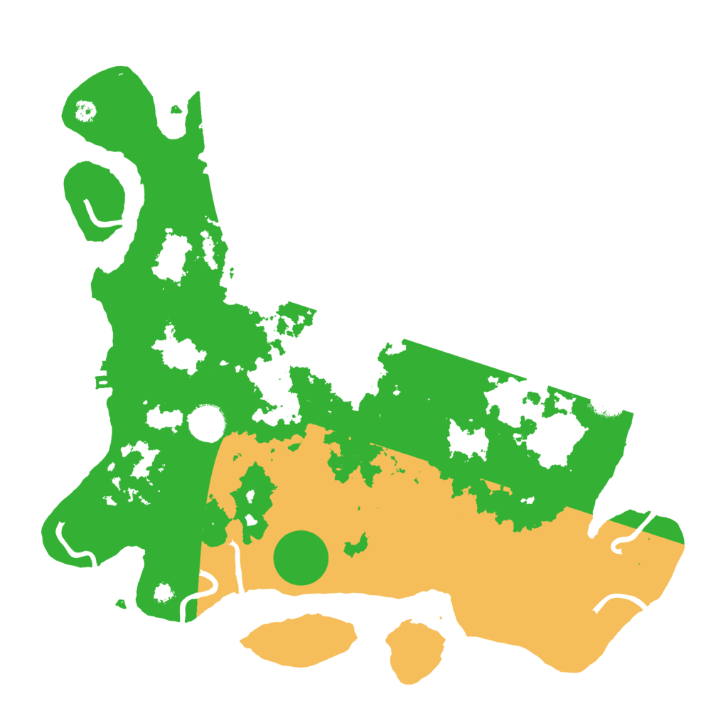 Biome Rust Map: Procedural Map, Size: 3500, Seed: 645512461