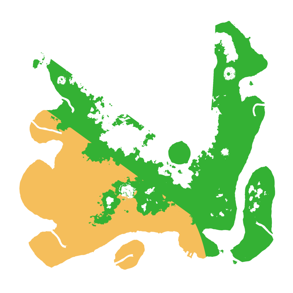 Biome Rust Map: Procedural Map, Size: 3500, Seed: 535422049
