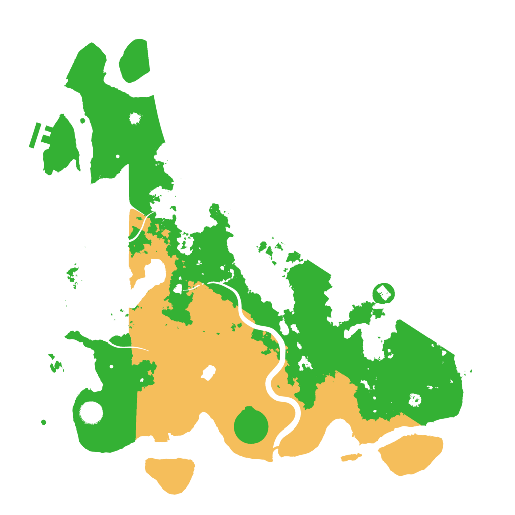 Biome Rust Map: Procedural Map, Size: 4000, Seed: 99439