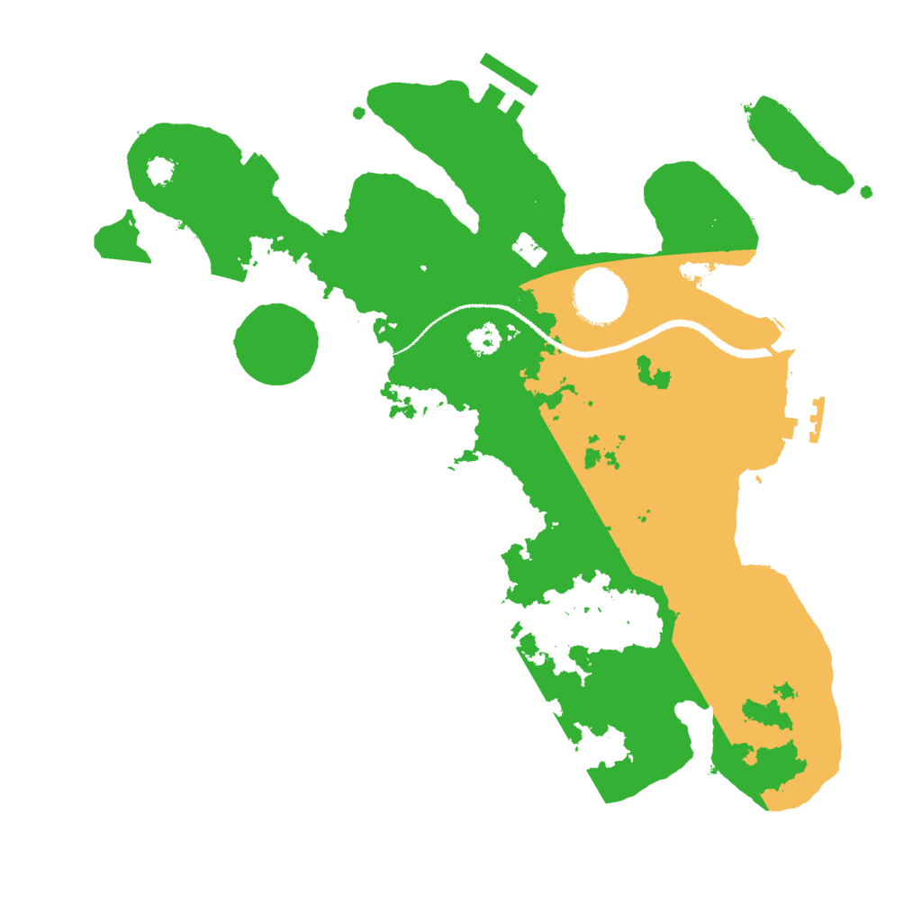Biome Rust Map: Procedural Map, Size: 3000, Seed: 2374464