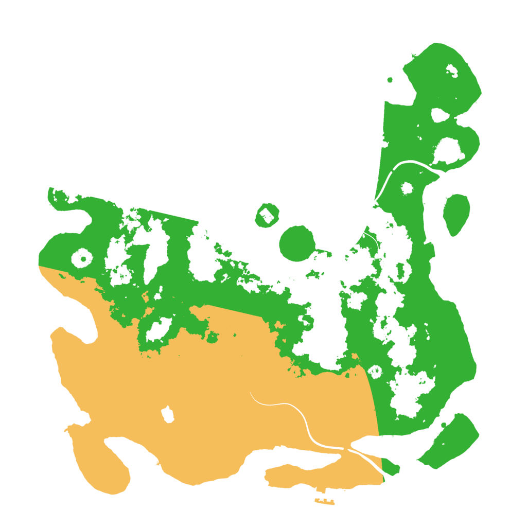 Biome Rust Map: Procedural Map, Size: 4000, Seed: 788228827