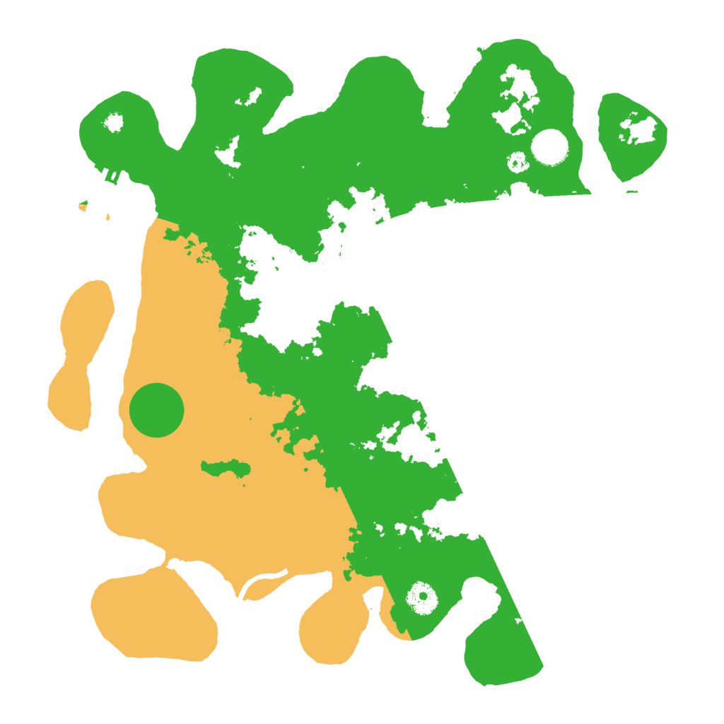 Biome Rust Map: Procedural Map, Size: 3500, Seed: 1834233693