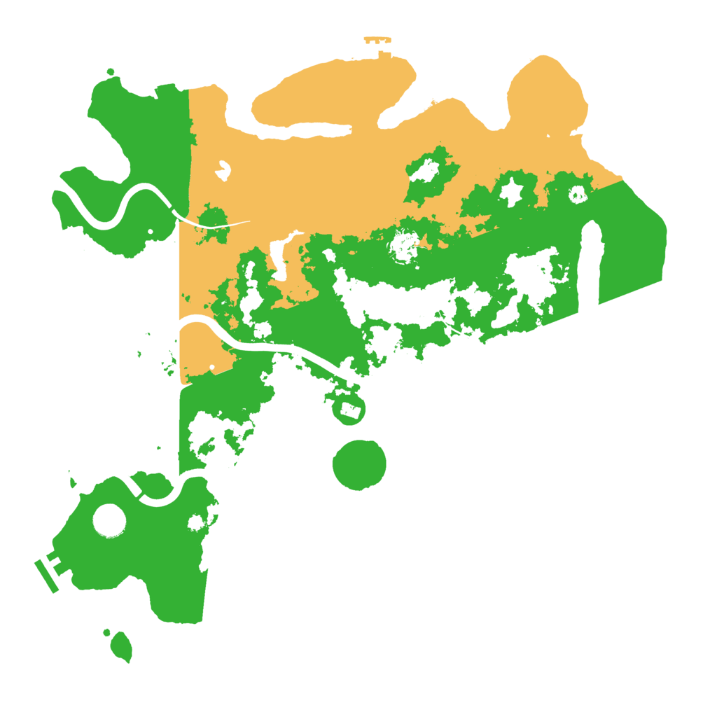 Biome Rust Map: Procedural Map, Size: 4000, Seed: 12012209